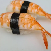 Cooked Prawn Nigiri (2 Pcs)